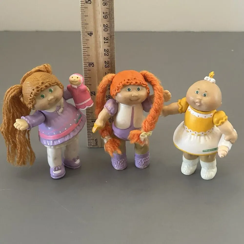 Cabbage Patch Kids Poseable Figure Lot 1984 Vintage Lot of 3 READ